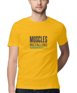 Muscles Installing - Fitness T-shirt